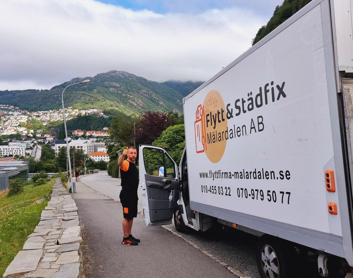 Removal van and staff in Norway
